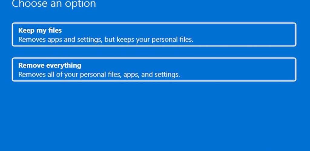 How to factory set your Windows 11 laptop