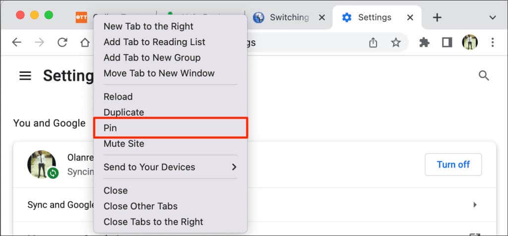 02-pin-tab-google-chrome - Online Tech Tips How to Pin a Tab in Google Chrome image 2