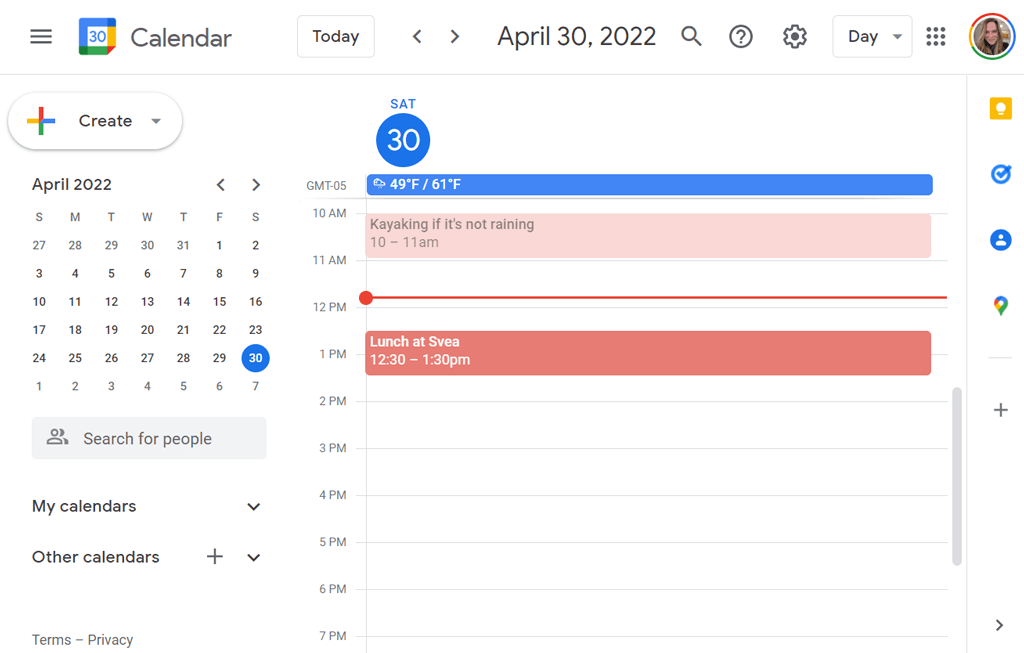02DayView - Online Tech Tips 23 Handy Google Calendar Keyboard Shortcuts image 3
