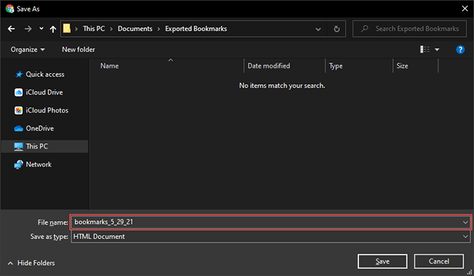 03-Save-Bookmarks-to-HTML - Online Tech Tips How to Export and Import Chrome Bookmarks image 4