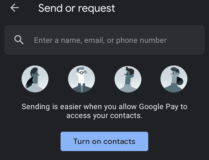 03turn_on_contacts - Online Tech Tips How to Send Money Via Email with Google Pay image 4