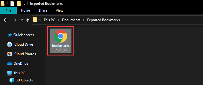04-Exported-Bookmarks-File - Online Tech Tips How to Export and Import Chrome Bookmarks image 5