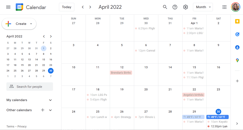 04MonthView - Online Tech Tips 23 Handy Google Calendar Keyboard Shortcuts image 5