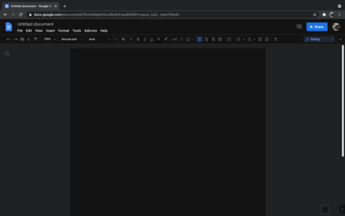 05-how-to-use-google-docs-in-dark-mode - Online Tech Tips How to Use Google Docs in Dark Mode image 6