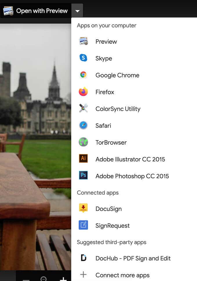 06_application-launcher_open-with - Online Tech Tips How Application Launcher for Google Drive Works image 8