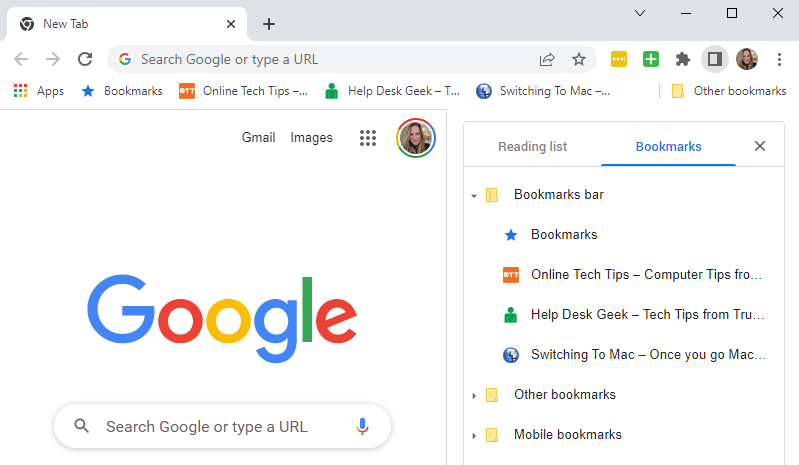 06BookmarksInSidePanel - Online Tech Tips How to Manage Bookmarks in Google Chrome image 7
