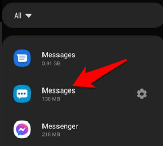 07-cant-send-text-messages-from-android-fixes-to-try-settings-apps-messages - Online Tech Tips What to Do When You Can’t Send Text Messages From Android image 6