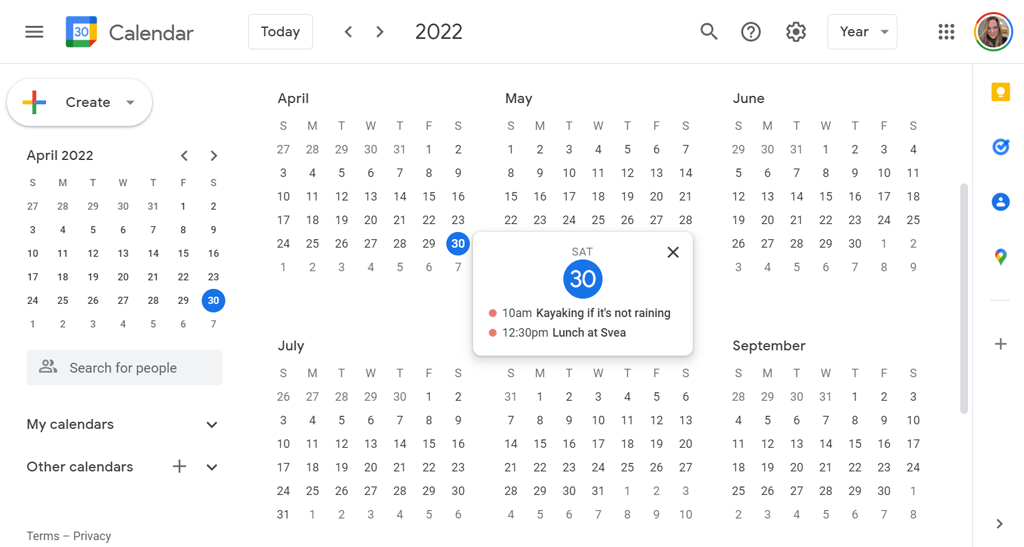 07YearView - Online Tech Tips 23 Handy Google Calendar Keyboard Shortcuts image 8