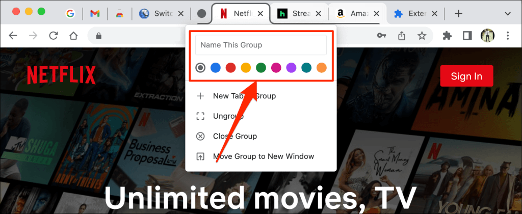 08-grouped-tab-google-chrome-01 - Online Tech Tips How to Pin a Tab in Google Chrome image 8