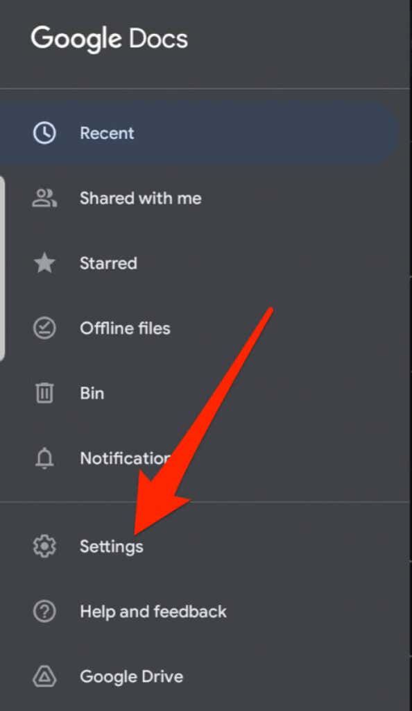 08-how-to-use-google-docs-in-dark-mode-settings - Online Tech Tips How to Use Google Docs in Dark Mode image 11