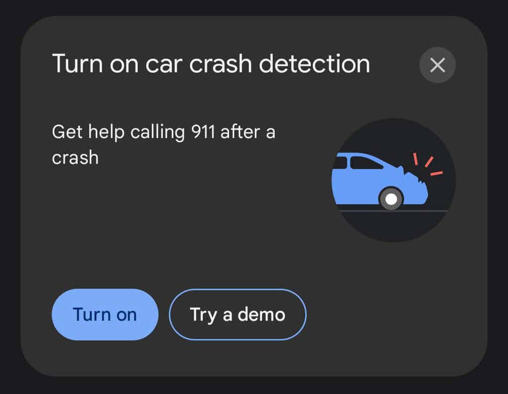 08TurnOnCarCrashDetection - Online Tech Tips How to Use Google’s Personal Safety App image 9