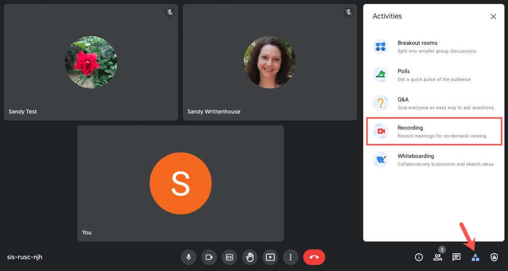 1-ActivitiesRecording - Online Tech Tips How to Record a Google Meet image 2