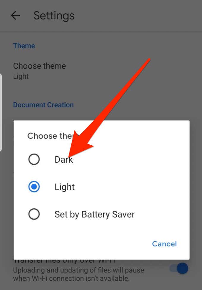 10-how-to-use-google-docs-in-dark-mode-dark - Online Tech Tips How to Use Google Docs in Dark Mode image 13