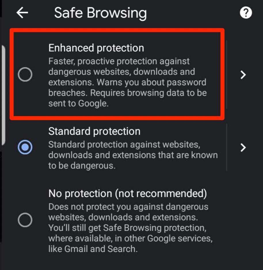 10-what-is-enhanced-protection-in-google-chrome-and-how-to-enable-it-protection-level1 - Online Tech Tips What Is Enhanced Protection in Google Chrome and How to Enable It image 11
