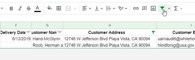 11-turn-off-filter - Online Tech Tips How to Filter in Google Sheets image 12