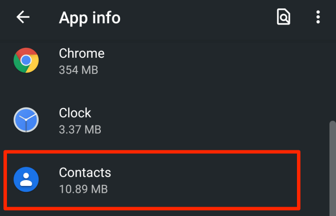 15-contacts-app-android - Online Tech Tips Allow Background Data and Battery Usage image