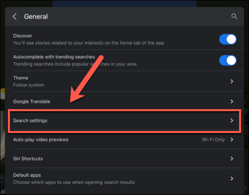 18-Google-App-iPad-Search-Settings-Option - Online Tech Tips How to Turn Google SafeSearch Off image 18