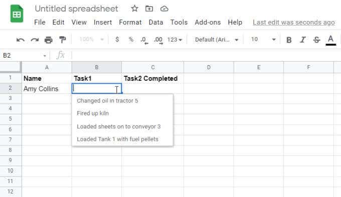 20-second-list - Online Tech Tips How to Use Google Sheets Drop Down Lists image 20