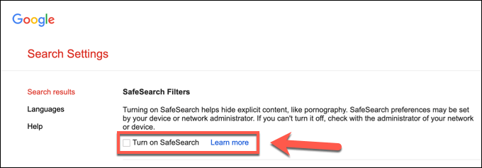 4-PC-Google-Enable-SafeSearch - Online Tech Tips How to Turn Google SafeSearch Off image 4