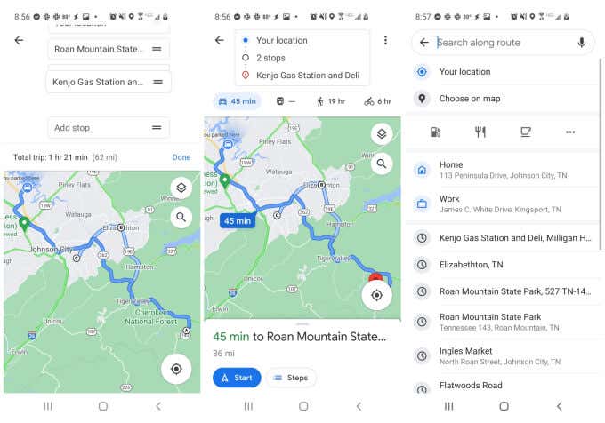 4-searching-route - Online Tech Tips How to Use Multiple Stops in Google Maps image 5