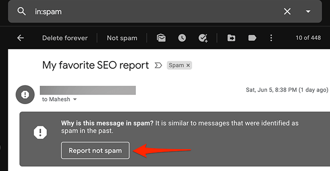 6-gmail-not-spam - Online Tech Tips How to Fix Gmail When It’s Not Receiving Emails image 7