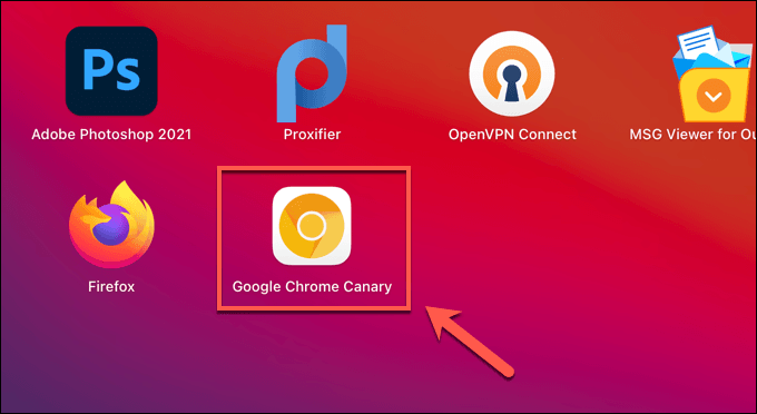 6-Mac-Launchpad-Chrome-Canary-icon - Online Tech Tips What is Chrome Canary and Is It Safe? image 6