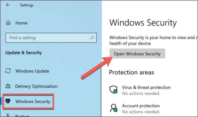 7-Open-Windows-Security - Online Tech Tips What Is a Google “Unusual Traffic” Error and How to Fix It image 7
