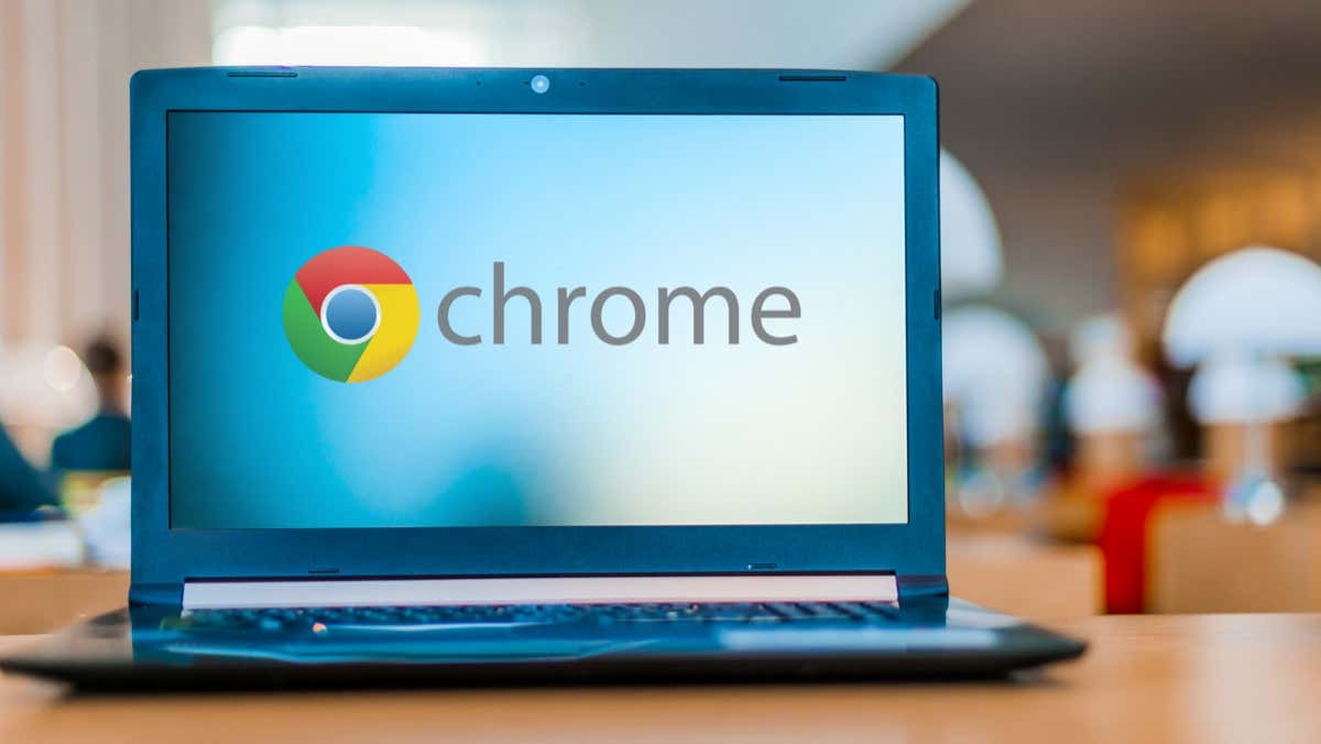 Laptop computer displaying logo of Google Chrome - Online Tech Tips How to Use Tab Groups in Google Chrome image 1
