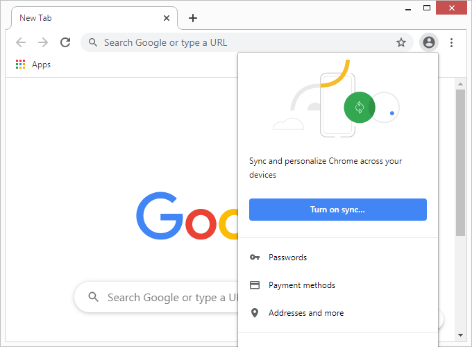 chrome-desktop-turn-on-sync - Online Tech Tips How To Set Up Google Chrome Browser Sync image 2