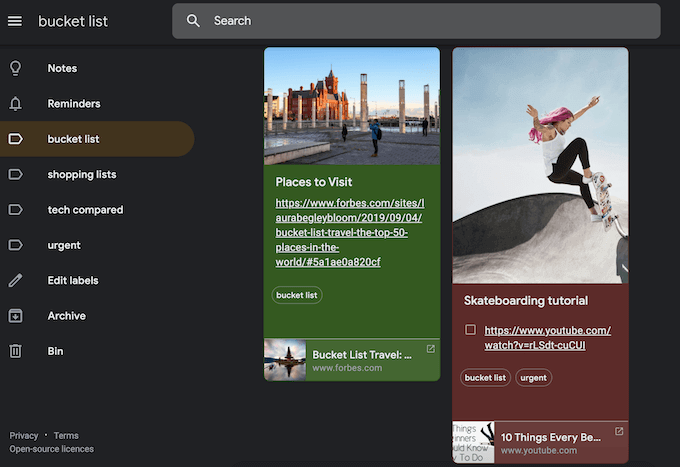 color-coded_images_bucket-list - Online Tech Tips How the Google Keep Extension on Chrome Makes Web Surfing Fun image 10