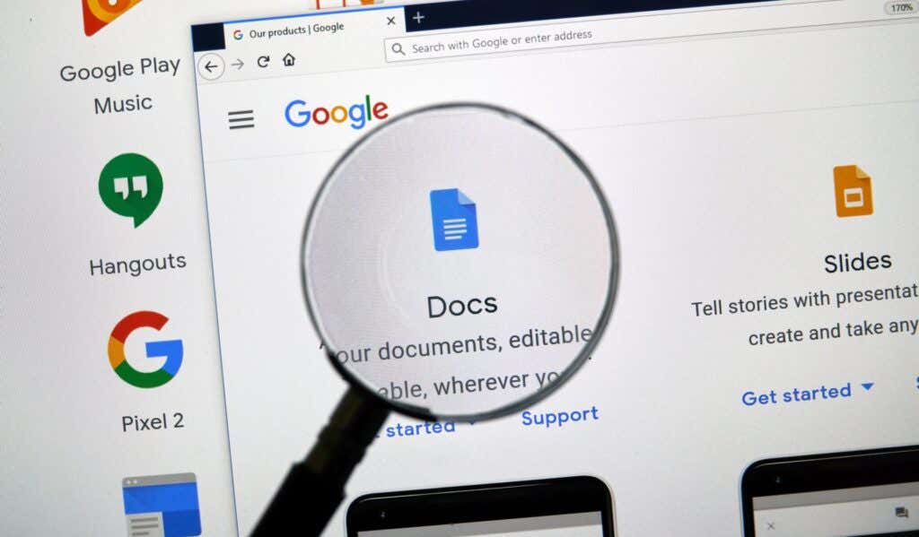 Google Docs logo - Online Tech Tips 10 Ways to Organize Documents in Google Docs image 1