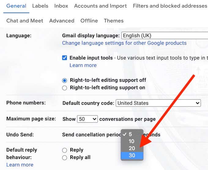 gmail-settings_undo-send - Online Tech Tips How to Unsend an Email in Gmail image 4