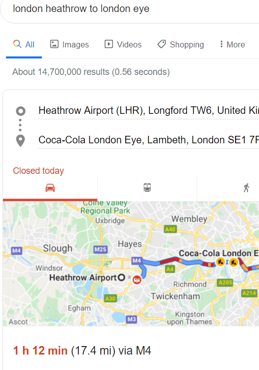 google-maps-distance - Online Tech Tips 15 Google Search Features You May Not Know About image 18