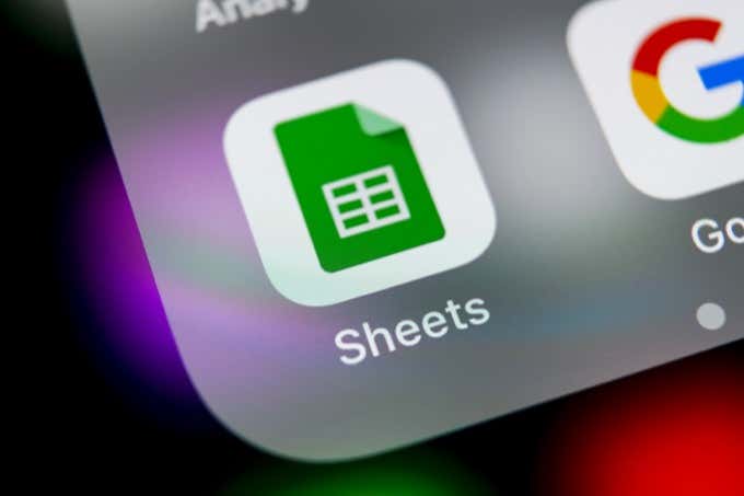 Sankt-Petersburg, Russia, August 16, 2018: Google Sheets icon on Apple iPhone X smartphone screen close-up. Google sheets icon. Social network. Social media icon - Online Tech Tips How to Use Google Sheets Drop Down Lists image 1