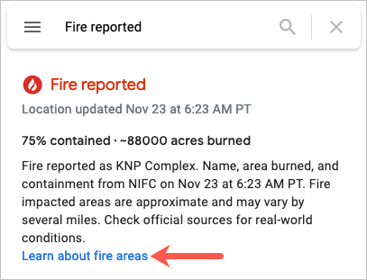 image-61 - Online Tech Tips How To Use Google Maps Wildfire Tracking image 6