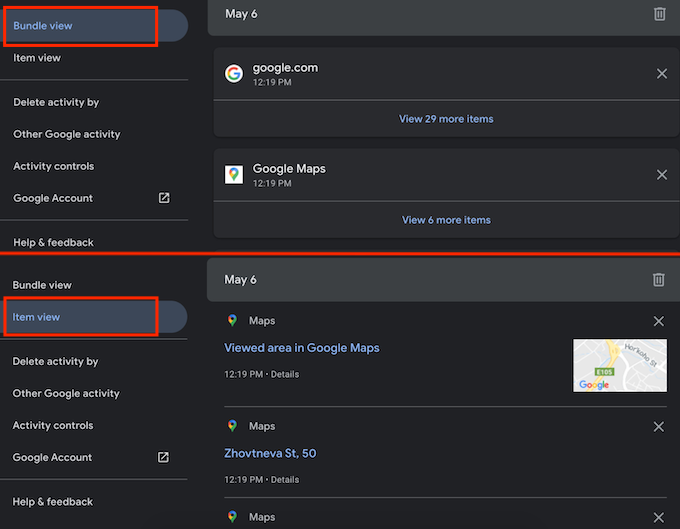 image - Online Tech Tips How to View Your Google Maps Search History image 8