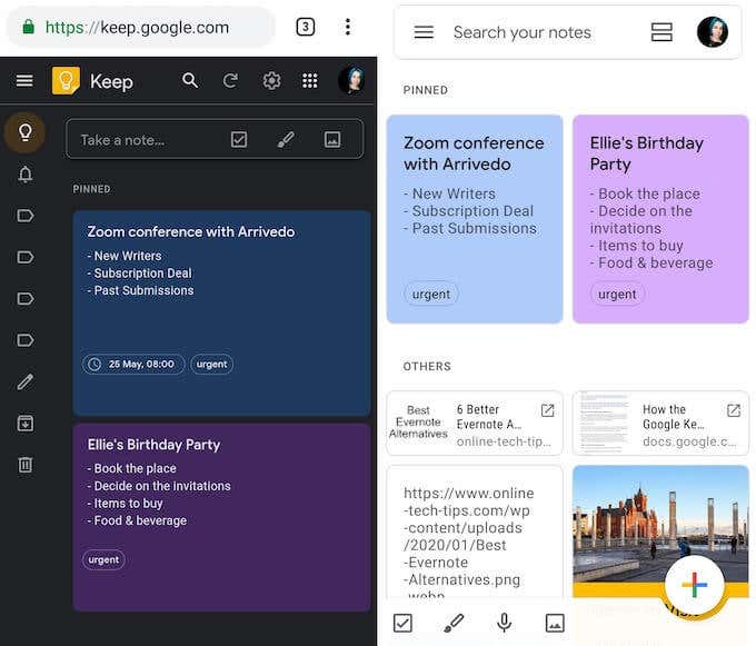 mobile-view_google-keep - Online Tech Tips How the Google Keep Extension on Chrome Makes Web Surfing Fun image 13