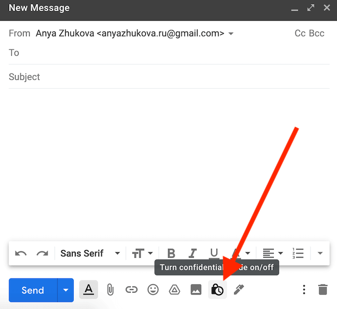 new-message-window - Online Tech Tips How to Send Private Emails in Gmail image 4