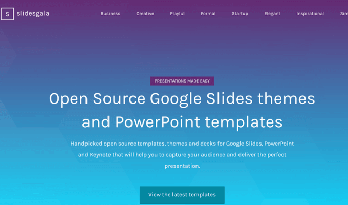 Slidesgala - Online Tech Tips Where To Find Themes For Google Slides image 7