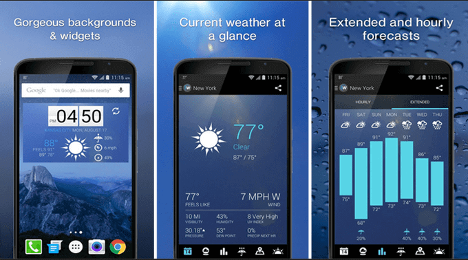 1Weather - Online Tech Tips 1Weather: Widget Forecast Radar image