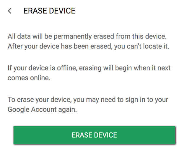 erase-device - Online Tech Tips How To Set Up & Use Find My Device On Android image 9