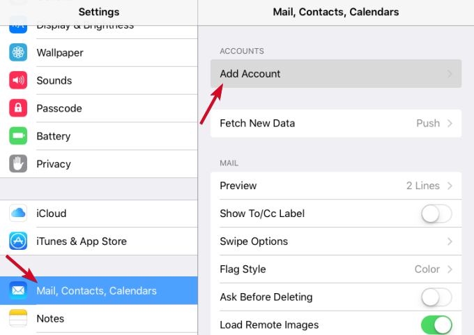 sync-outlook-contacts-ipad-add-account - Online Tech Tips How To Sync Outlook Contacts image 25