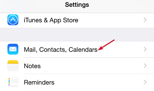 sync-outlook-contacts-iphone-exchange-settings-mail-contacts-calendars - Online Tech Tips How To Sync Outlook Contacts image 20