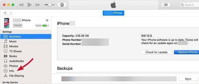 sync-outlook-contacts-iphone-itunes-settings-info-1 - Online Tech Tips How To Sync Outlook Contacts image 12