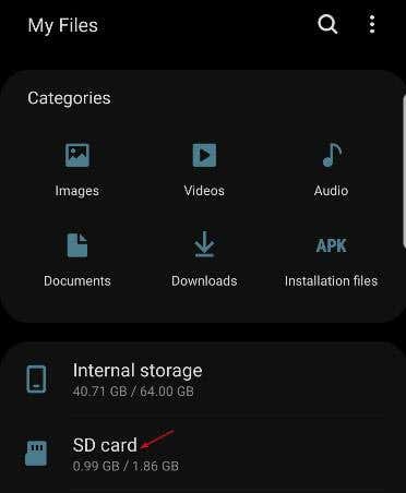 transfer-files-images-android-storage-my-files-sd-card - Online Tech Tips How To Transfer Files To An SD Card On Your Android Phone image 11