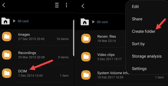 transfer-files-images-android-storage-sd-card-dcim-folder - Online Tech Tips How To Transfer Files To An SD Card On Your Android Phone image 12